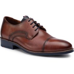 Półbuty LLOYD - Griffin 29-647-35 Cioccolat/Ocean. Pomarańczowe buty wizytowe męskie Lloyd, ze skóry. W wyprzedaży za 389,00 zł.
