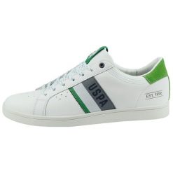 U.S. Polo Assn. Tenisówki Męskie Icon 42 Białe. Białe trampki męskie U.S. Polo Assn., bez wzorów, ze skóry, bez zapięcia. Za 369,00 zł.