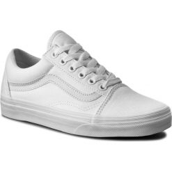 Tenisówki VANS - Old Skool VN000D3HW00 True White. Białe półbuty damskie Vans, bez wzorów, ze skóry, bez zapięcia. W wyprzedaży za 209,00 zł.