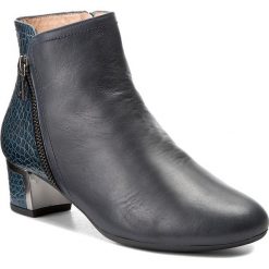 Botki BRENDA ZARO - T2288A Bali. Niebieskie buty zimowe damskie marki Brenda Zaro, ze skóry. W wyprzedaży za 379,00 zł.