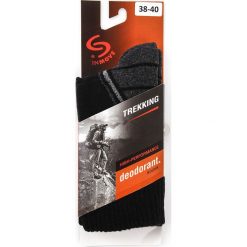 Skarpetki męskie: JJW Skarpety męskie TREKKING DEO czarne r. 44-46 (33023)