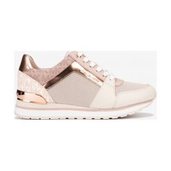 Michael Kors Billie Tenisówki Beżowy. Brązowe trampki i tenisówki damskie Michael Kors, bez wzorów, ze skóry, bez zapięcia. Za 767,95 zł.