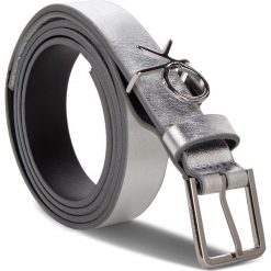 Pasek Damski CALVIN KLEIN - 2.5Cm Ck Slider Belt K60K604900 067. Szare paski damskie Calvin Klein, w paski, ze skóry. W wyprzedaży za 249,00 zł.
