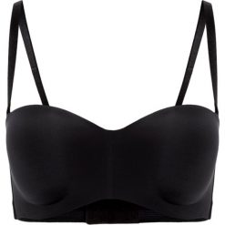 Triumph BODY MAKEUP Biustonosz bardotka black. Czarne biustonosze bardotka marki bonprix, w koronkowe wzory, z koronki. Za 169,00 zł.