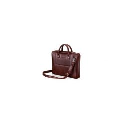Skórzana Burgundowa Męska Torba Na Laptopa Solier Belfast. Czerwone torby na laptopa marki StylowaTorba, ze skóry. Za 460,95 zł.