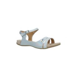 Sandały damskie: Sandały Casu Błękitne sandały błyszczące 7SD567