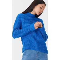Sweter z półgolfem - Niebieski. Niebieskie swetry damskie House, xs, bez wzorów, bez rękawów, bez kaptura. W wyprzedaży za 29,99 zł.