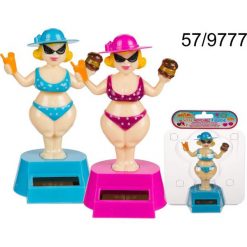 Stroje dwuczęściowe damskie: Figurka solarna kobieta w bikini