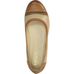 BALERINY LUCIANO 199. Brązowe baleriny damskie Casu. Za 159,99 zł.