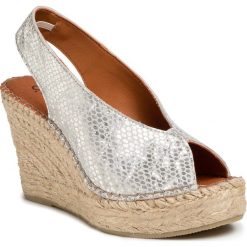 Espadryle QUAZI - QZ-50-04-000468 624. Szare espadryle damskie QUAZI, bez wzorów, ze skóry, bez obcasa, na obcasie. Za 269,00 zł.