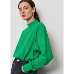 Bluzka z półgolfem - Zielony. Zielone bluzki damskie Reserved, s, bez wzorów, bez kołnierzyka, bez rękawów. Za 99,99 zł.