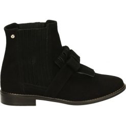 Botki - 663-421 NERO. Czarne botki damskie zamszowe marki Venezia. Za 229,00 zł.
