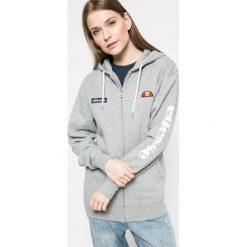 Ellesse - Bluza. Niebieskie bluzy damskie Ellesse, bez wzorów, z bawełny, bez rękawów, z kapturem. W wyprzedaży za 199,90 zł.