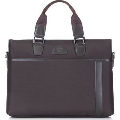 Torba na laptopa 88-3U-900-4. Pomarańczowe torby na laptopa marki Wittchen, w paski, z nylonu. Za 599,00 zł.