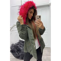 Kurtka damska EIRINA FUCHSIA. Brązowe kurtki damskie Kurtka damska EIRINA FUCHSIA, s, bez wzorów. W wyprzedaży za 89,00 zł.