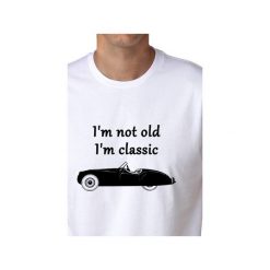T-shirt I'm not old I'm classic. Czarne t-shirty chłopięce Funfara, z bawełny. Za 89,00 zł.