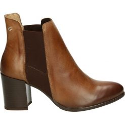 Botki - 90826 TAN COG. Brązowe botki damskie skórzane marki Venezia. Za 249,00 zł.