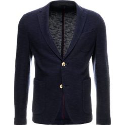 S.Oliver BLACK LABEL Marynarka navy blue. Niebieskie kardigany męskie marki s.Oliver BLACK LABEL, s, bez wzorów, z bawełny, bez kaptura. W wyprzedaży za 559,20 zł.