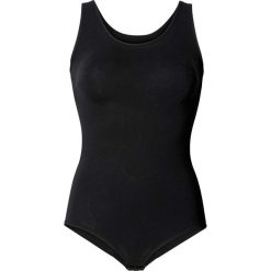 Body bez fiszbinów bonprix czarny. Czarne body damskie bonprix, bez wzorów. Za 44,99 zł.