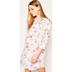 Koszula nocna Lauren Ralph Lauren ILN31802. Różowe koszule nocne damskie Lauren Ralph Lauren, l, bez wzorów, z bawełny, bez kołnierzyka, bez rękawów. W wyprzedaży za 249,00 zł.
