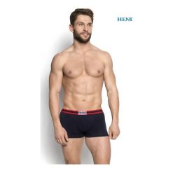 Bokserki męskie: Bokserki 34257-90X 2 sztuki: Granat i Szary