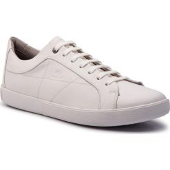 Sneakersy GEOX - U Jharrod A U925MA 00043 C1000 White. Białe sneakersy męskie Geox, na co dzień, bez wzorów, ze skóry, klasyczne, bez zapięcia. W wyprzedaży za 269,00 zł.