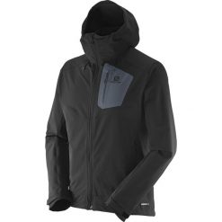 Kurtki sportowe męskie: Salomon Kurtka męska softshell Ranger Black r. L (371725)