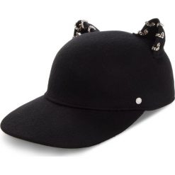 Czapka z daszkiem KARL LAGERFELD - 86KW3402 Black 999. Niebieskie czapki z daszkiem damskie marki WED'ZE, z materiału. Za 429,00 zł.