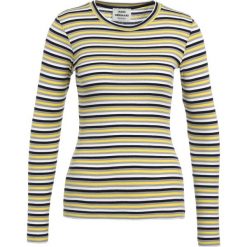 Bluzki damskie: Mads Nørgaard TUBA Bluzka z długim rękawem yellow/grey/navy