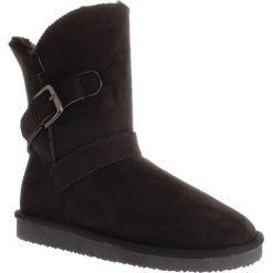 Buty zimowe damskie: Zimowe botki „Eden” w kolorze czarnym