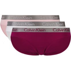 Calvin Klein 3-pack Spodenki Czerwony Różowy Biały. Różowe figi damskie m, z elastanu. Za 176,95 zł.