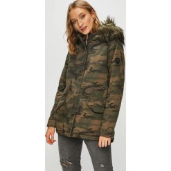 Only - Kurtka. Szare kurtki damskie marki ONLY, s, bez wzorów, z bawełny, długie, z kapturem. W wyprzedaży za 219,90 zł.