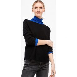 S.Oliver sweter damski 44 czarny. Czarne swetry damskie S.Oliver, s, bez wzorów, bez rękawów, bez kaptura. Za 179,00 zł.