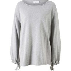 Sweter dzianinowy bonprix jasnoszary melanż. Szare bez kategorii bonprix, z dzianiny. Za 37,99 zł.
