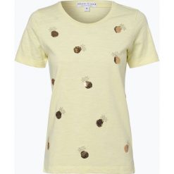 Marie Lund - T-shirt damski, żółty. Żółte t-shirty damskie Marie Lund, xl, z haftami. Za 69,95 zł.