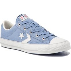 Trampki CONVERSE - Star Player Ox 163963C Indigo Fog/Vintage. Niebieskie trampki i tenisówki damskie Converse, bez wzorów, z gumy, bez zapięcia. W wyprzedaży za 239,00 zł.