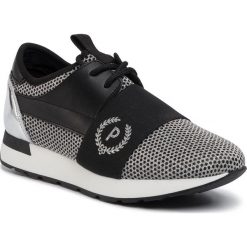 Sneakersy POLLINI - SA15063G1AT1200A Rete/Vit.Ner. Szare półbuty damskie Pollini, z materiału. Za 919,00 zł.