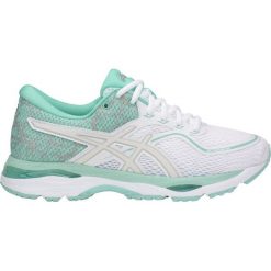 Buty Asics Gel Cumulus 19 Lite Show W Miętowo-Białe. Zielone buty sportowe damskie marki Asics, bez wzorów, do biegania. Za 299,99 zł.