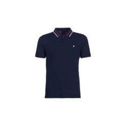 Koszulki polo z krótkim rękawem Guess CLAUD. Niebieskie koszulki męskie Guess, s, z aplikacjami, z krótkim rękawem. Za 199,00 zł.