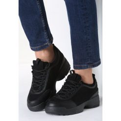 Czarne Sneakersy Nothing Else. Czarne sneakersy damskie marki other, z materiału. Za 49,99 zł.