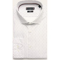 Tommy Hilfiger Tailored - Koszula. Białe koszule męskie Tommy Hilfiger Tailored, bez wzorów, z bawełny, eleganckie, z włoskim kołnierzykiem, z długim rękawem. Za 339,90 zł.