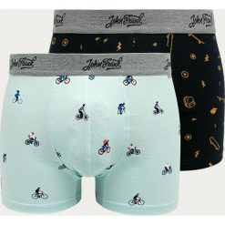 John Frank - Bokserki (2-pack). Bokserki męskie John Frank, xl, bez wzorów, z elastanu. Za 79,90 zł.