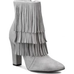 Buty zimowe damskie: Botki R.POLAŃSKI – 0796/O Szary Nubuk