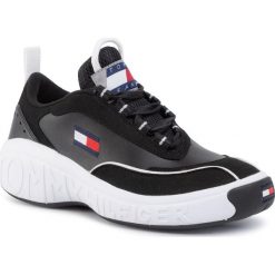 Sneakersy TOMMY JEANS - Heritage Low Cut Icon EM0EM00391 Black BDS. Czarne sneakersy męskie Tommy Jeans, bez zapięcia. W wyprzedaży za 379,00 zł.