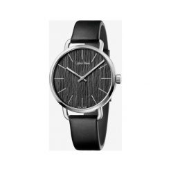 Calvin Klein Even Zegarek Czarny. Czarne zegarki męskie Calvin Klein, metalowe. Za 1110,95 zł.