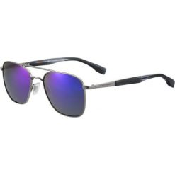Okulary przeciwsłoneczne "BO 0330/S" w kolorze ciemnoszarym. Szare okulary przeciwsłoneczne męskie marki Balenciaga, Prada, Tom Ford, z tworzywa sztucznego. W wyprzedaży za 299,95 zł.