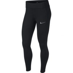 Legginsy Nike Epic Lux Tights W Czarne. Czarne spodnie damskie Nike, bez wzorów, do biegania, dri-fit (nike). Za 299,99 zł.