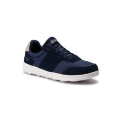 SKECHERS 55418 Granatowy. Niebieskie buty sportowe męskie Skechers, z materiału, bez zapięcia. Za 229,99 zł.
