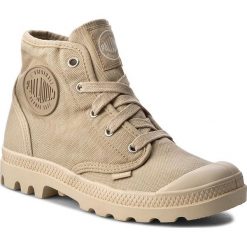 Trapery PALLADIUM - Pampa Hi 92352238M Sahara/Ecru. Brązowe trapery damskie Palladium, z tworzywa sztucznego, bez obcasa, bez zapięcia. Za 309,00 zł.