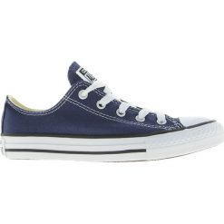 Converse - Tenisówki dziecięce Chuck Taylor All Star. Białe buty chłopięce sportowe marki Converse, z aplikacjami, z materiału, przed kostkę. W wyprzedaży za 139,90 zł.
